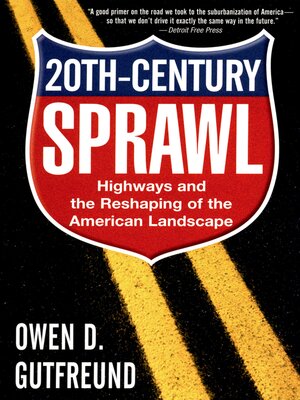 cover image of Twentieth-Century Sprawl